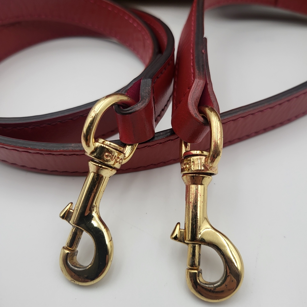 GUCCI Classic Monogram Canvas Joy Boston 30 Red, Authentic.. - Picture 14 of 16